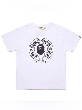 Brand new Bape x Chrome Hearts Milo T-Shirt white / A Bathing Ape size Small